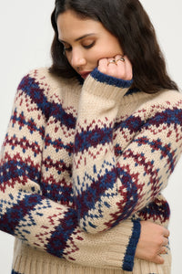 Velvet Fair Isle Makena Sweater