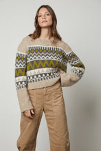 Load image into Gallery viewer, Velvet Makenzie Fare Isle Sweater
