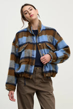 Load image into Gallery viewer, Velvet Brushed Plaid Aubrey Jacket
