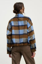 Load image into Gallery viewer, Velvet Brushed Plaid Aubrey Jacket
