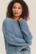 Load image into Gallery viewer, Velvet Feather Yarn Penny Sweater
