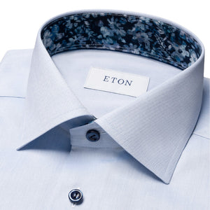 Eton Floral Effect Signature Twill Shirt