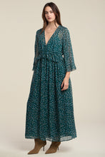 Load image into Gallery viewer, Velvet Flora Print Isabela Dress
