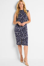 Load image into Gallery viewer, Nic + Zoe Geo Pebble Side Ruche Dress
