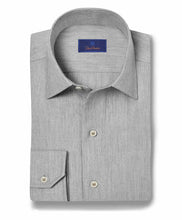 Load image into Gallery viewer, David Donahue Herringbone Sport Shirt
