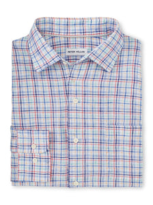 Peter Millar Clambake Linen Sport Shirt