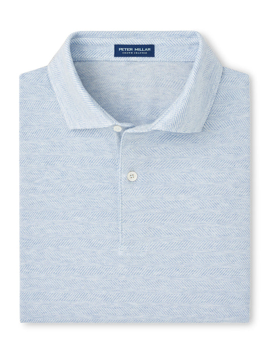 Peter Millar Harris Herringbone Short-Sleeve Knit Polo