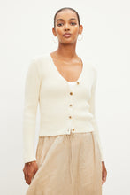 Load image into Gallery viewer, Velvet Hydie Textured Cotton Cardigan
