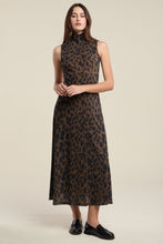 Load image into Gallery viewer, Velvet Jersey Leopard Print Kelestine Dress

