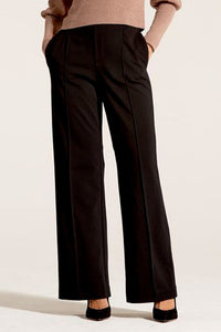 Nic + Zoe Knit Wide Leg Pleated Pant