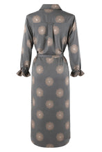 Load image into Gallery viewer, Finley Harlowe Medallion Pin Dot Combo Dress
