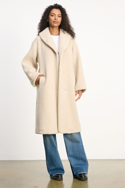 Velvet Lux Sherpa Eleanor Coat
