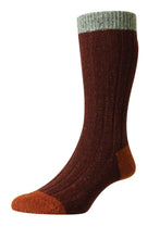 Load image into Gallery viewer, Pantherella Thornham Color Block Socks

