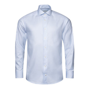 Eton Melange Semi Solid Fine Twill Shirt