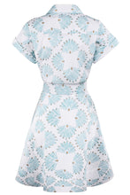 Load image into Gallery viewer, Finley Mended Peacock Print Short Chantal Dress
