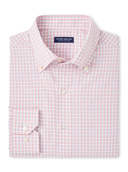 Peter Millar Mingus Performance Poplin Sport Shirt