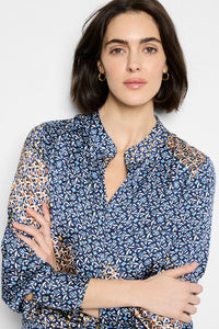 Nic + Zoe Monogram Mix Top