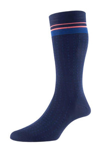 Pantherella Barfield Mini Spots & Stripes Sock