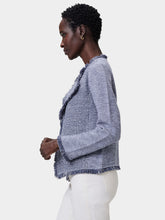 Load image into Gallery viewer, Nic + Zoe Fringe Mix Knit Pocket Jacket
