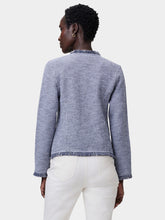 Load image into Gallery viewer, Nic + Zoe Fringe Mix Knit Pocket Jacket
