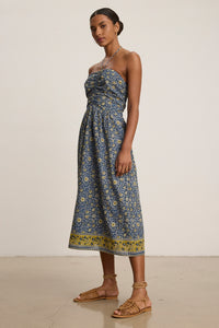 Velvet Odette Floral Block Print Dress