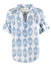 Load image into Gallery viewer, Finley Mended Palmetto Print Crosby Top
