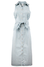 Load image into Gallery viewer, Finley Pastel Stripe Long Ellis Dress
