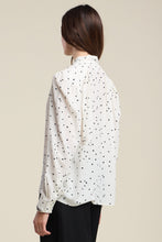 Load image into Gallery viewer, Velvet Polka Dot Print Alma Blouse
