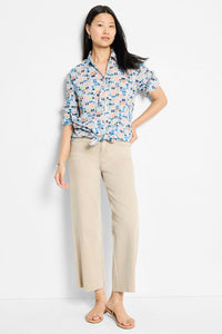 Nic + Zoe Portofino Cotton Boyfriend Shirt