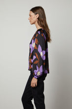 Load image into Gallery viewer, Velvet Isra Printed Satin Blouse
