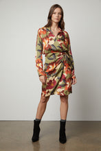 Load image into Gallery viewer, Velvet Janey Printed Satin Dress
