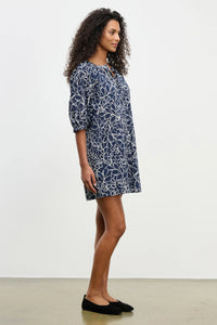 Velvet Printed Voile Summer Dress