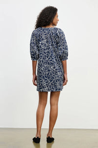 Velvet Printed Voile Summer Dress