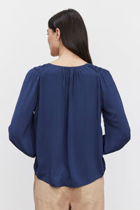 Velvet Azalea Rayon Challis Blouse