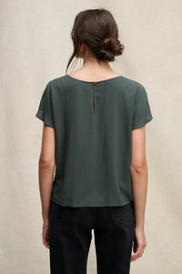 Velvet Rayon Challis Marcel Top