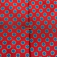 Load image into Gallery viewer, Eton Red Geometric Silk Tie
