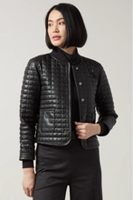 Load image into Gallery viewer, Lysse Agnes Quilted Vegan Leather Jacket
