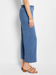 Nic + Zoe 26" Rumba Linen Rope Belt Pant