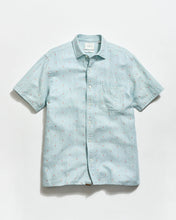 Load image into Gallery viewer, Billy Reid Short Sleeve Herringbone Treme Shirt
