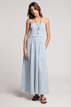 Load image into Gallery viewer, Velvet Senara Watercolor Stripe Smocked Dress
