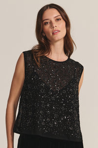 Velvet Sequin Serena Top