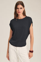 Load image into Gallery viewer, Velvet Linen Knit Sinclair Tee
