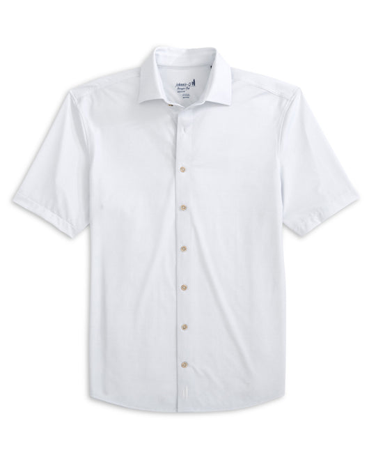 Johnnie O Spielman Printed Jersey Knit Sport Shirt