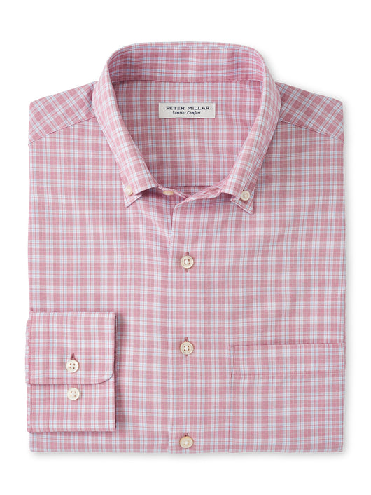 Peter Millar Collingwood Performance Poplin Sport Shirt