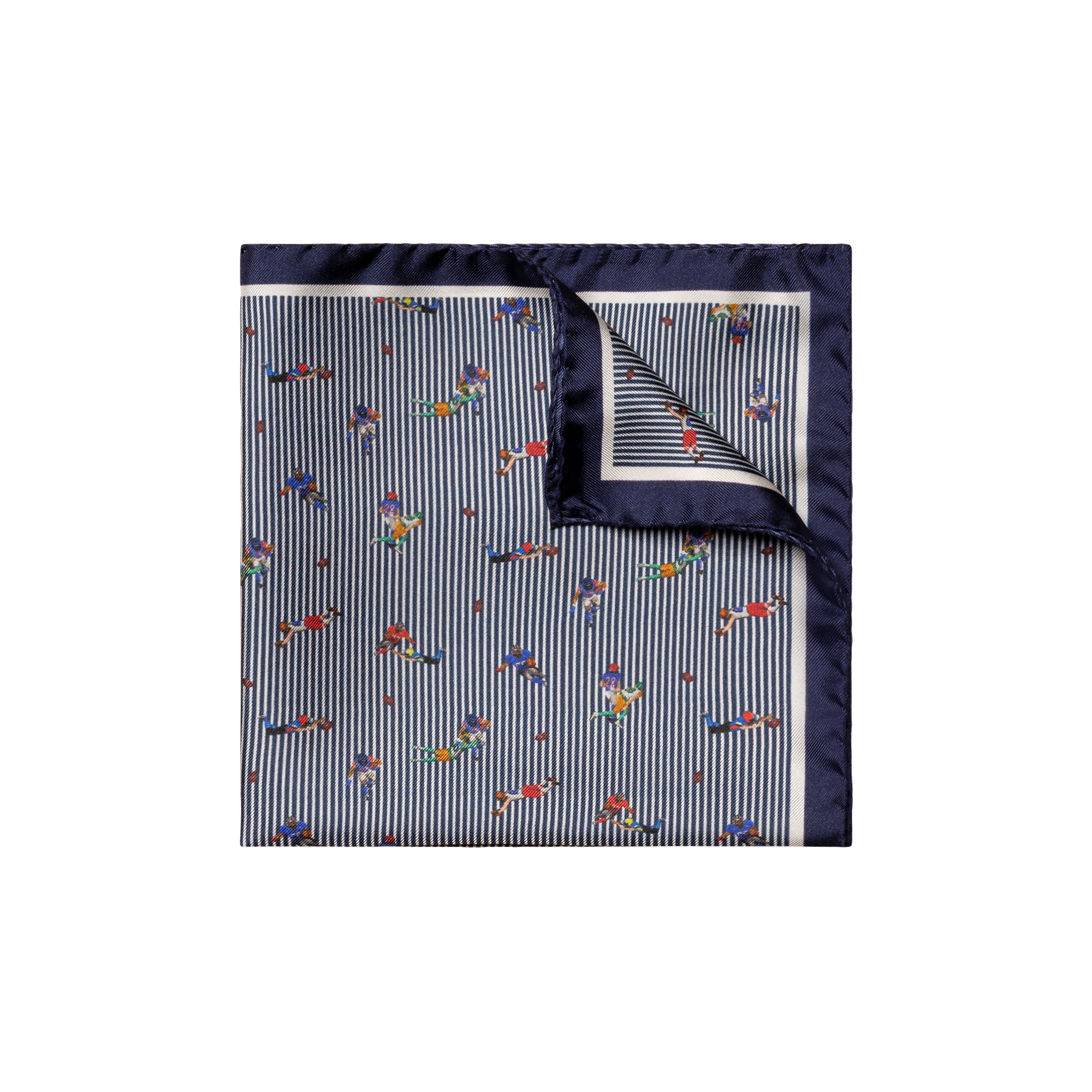 Eton Silk Patchwork Pocket Square