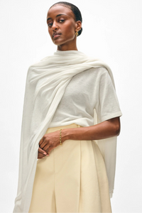 White + Warren Superfine Cashmere Blend Travel Wrap