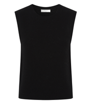 Load image into Gallery viewer, One Grey Day Sloan Cashmere Sleeveless Tee
