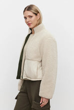 Load image into Gallery viewer, Velvet Tasha Puffer Sherpa Reversible Jacket
