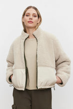 Load image into Gallery viewer, Velvet Tasha Puffer Sherpa Reversible Jacket
