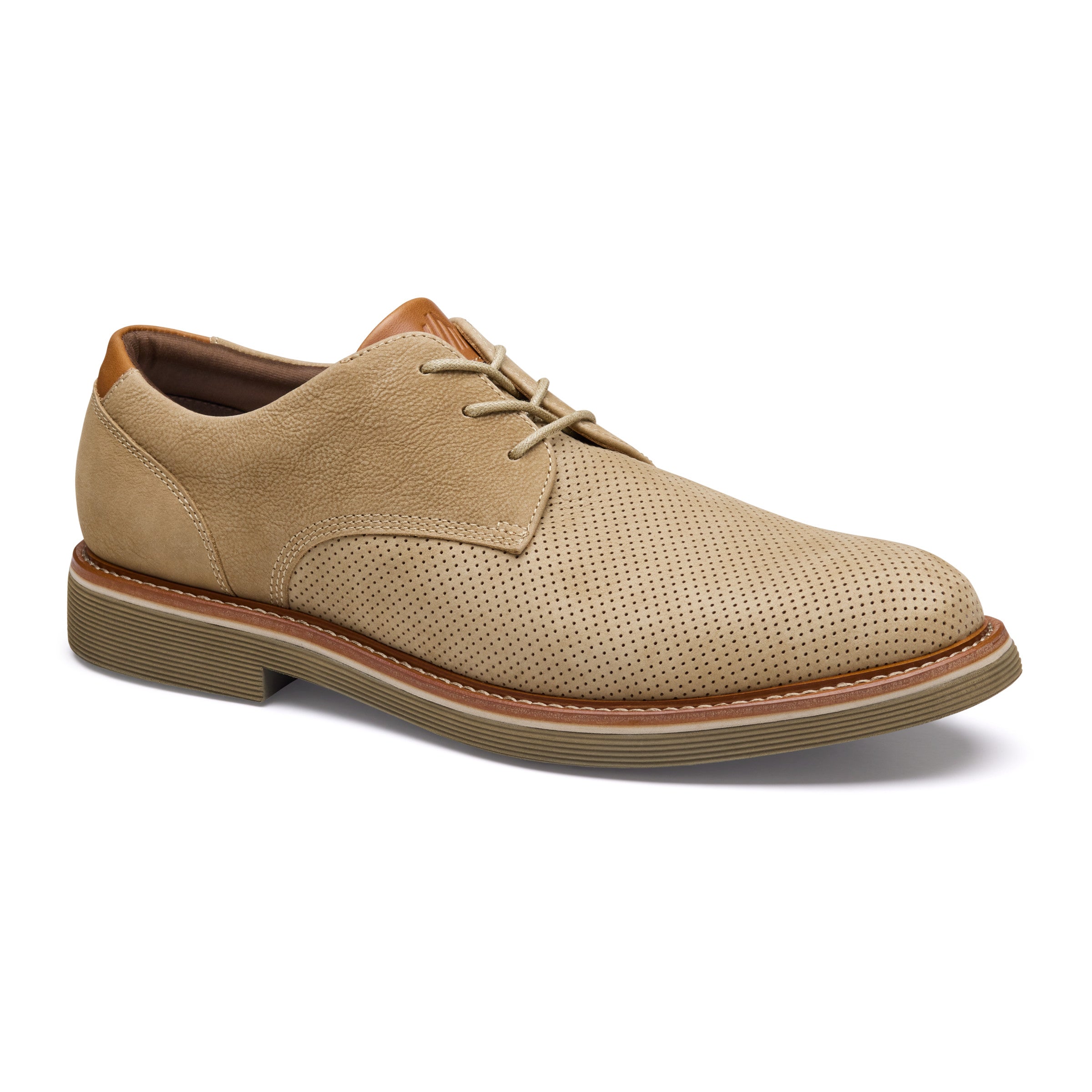Johnston Murphy Tyson Perforated Plain Toe – Yacoubian Tailors